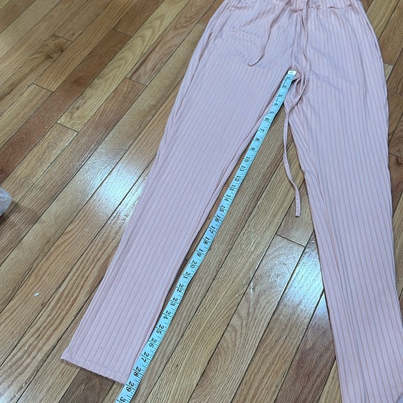 NWOT💖 Dusty Pink Ribbed Lounge Set - Picture 10 of 16